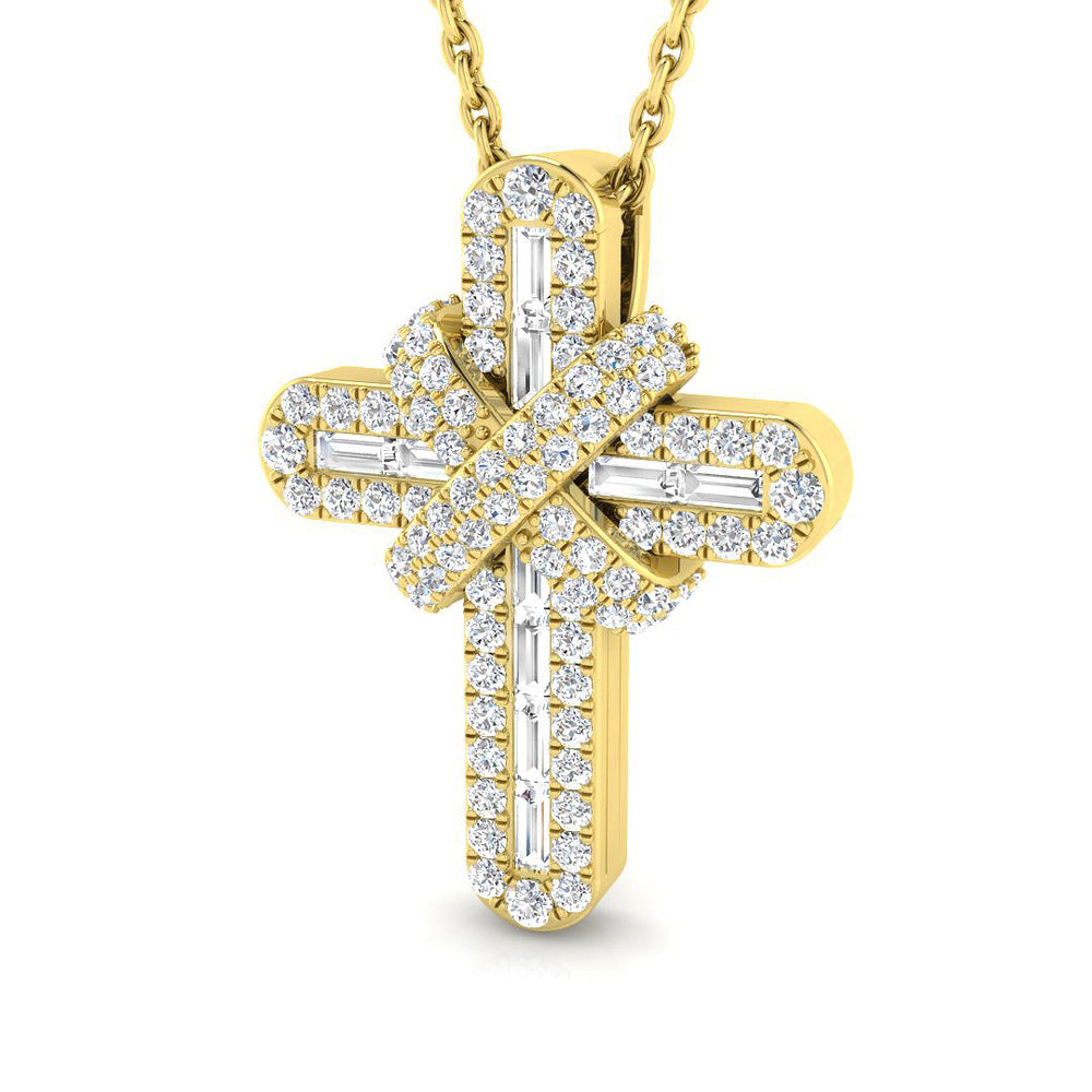 Cross 18 KT Yellow Gold