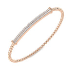 Bangles 9 KT Rose Gold