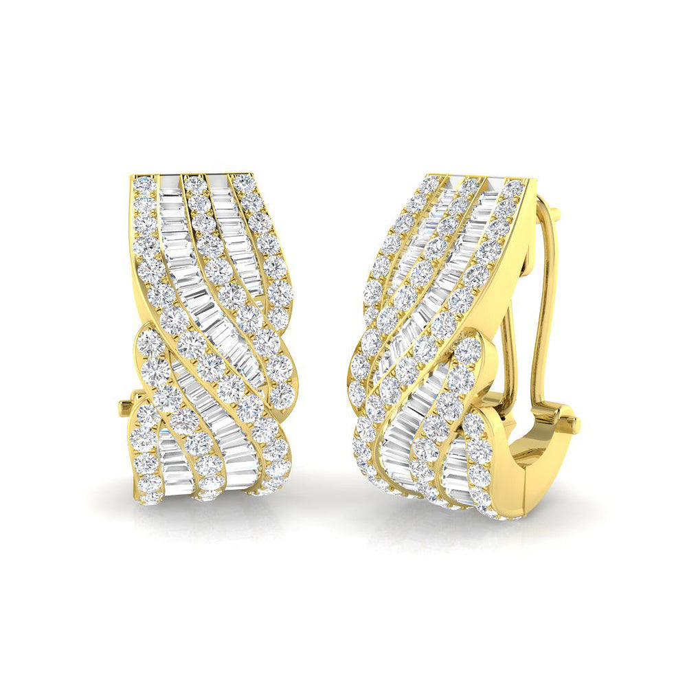 Earring 18 KT Yellow Gold