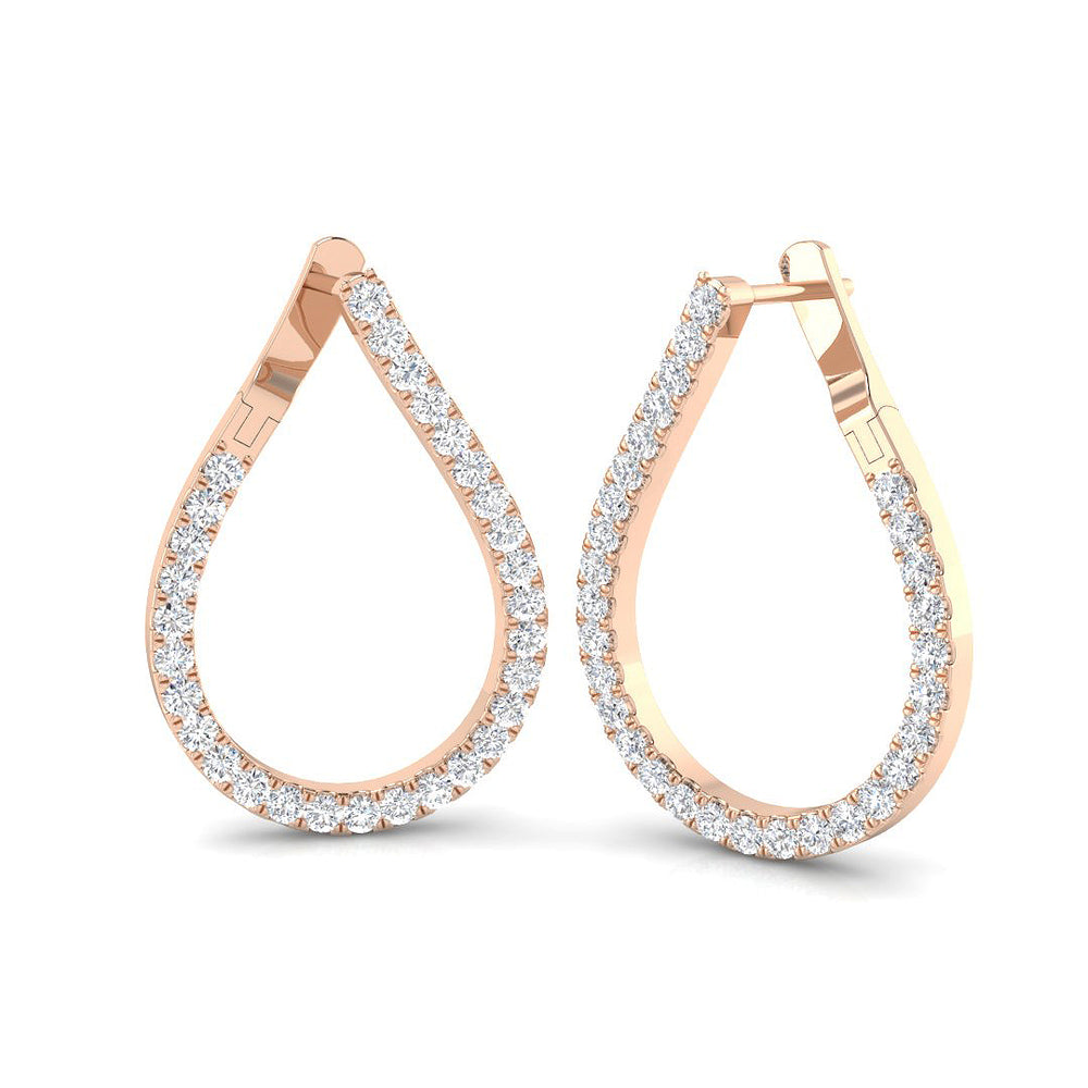 Earring 9 KT Rose Gold