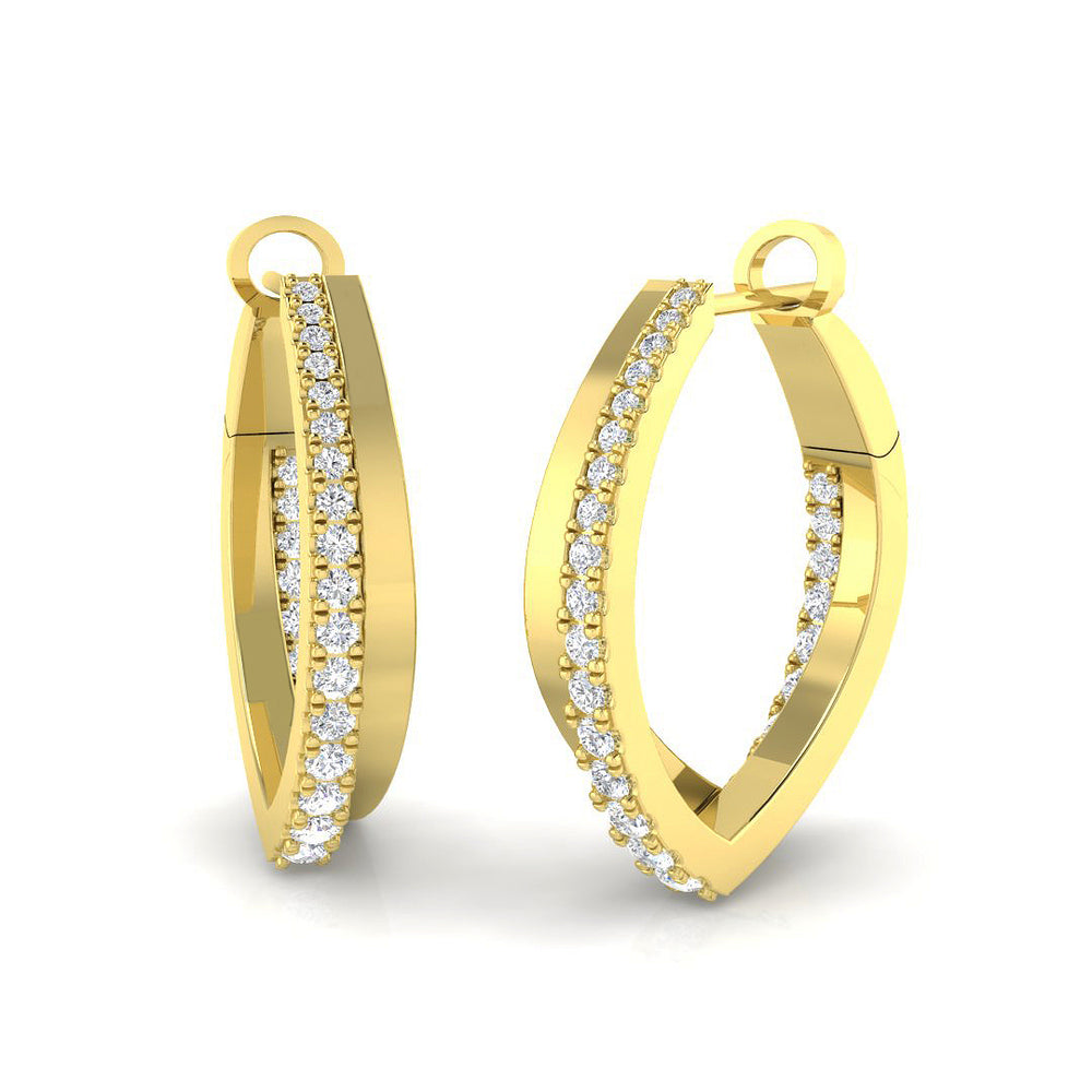 Earring 18 KT Yellow Gold