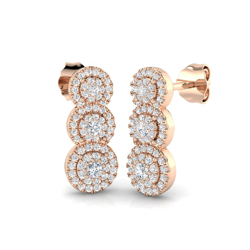 Earring 9 KT Rose Gold