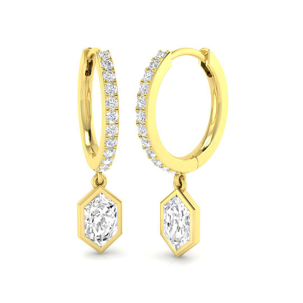 Earring 18 KT Yellow Gold