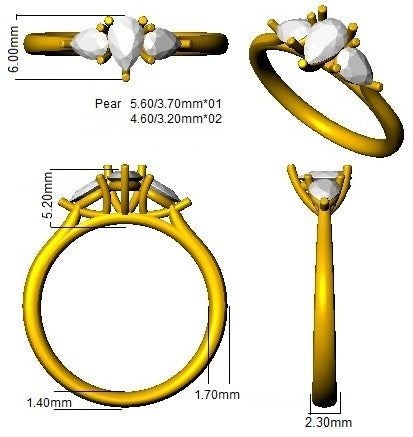 Ring 18 KT Yellow Gold