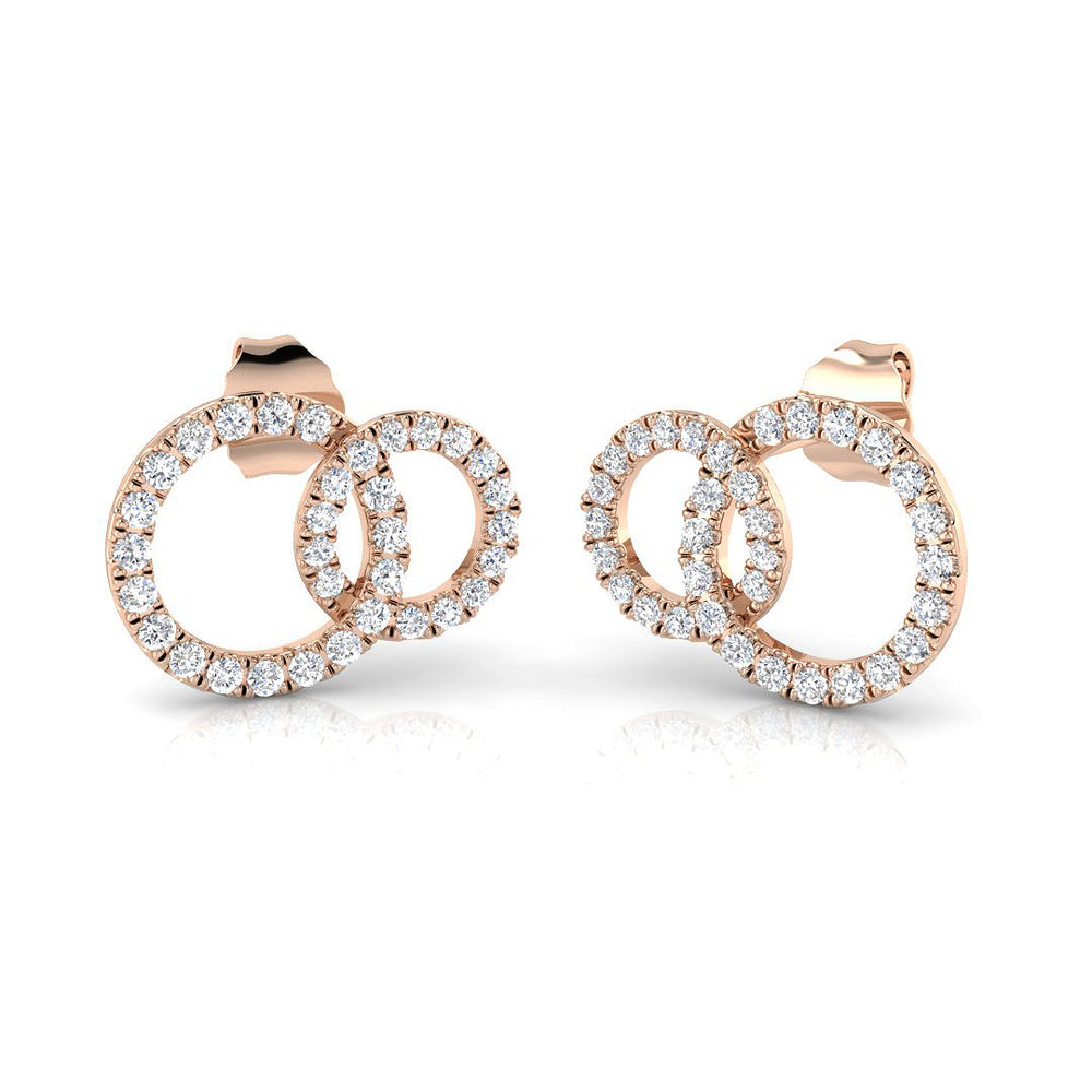 Earring 9 KT Rose Gold