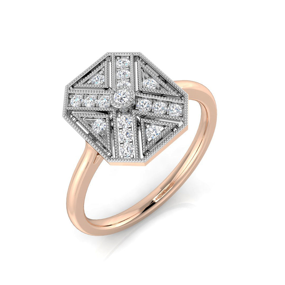 Ring 9 KT Rose Gold