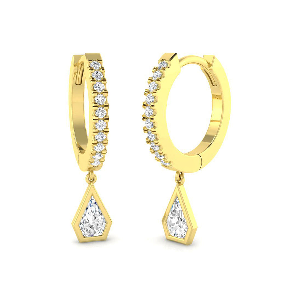 Earring 18 KT Yellow Gold