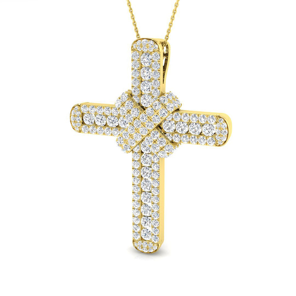 Cross 18 KT Yellow Gold