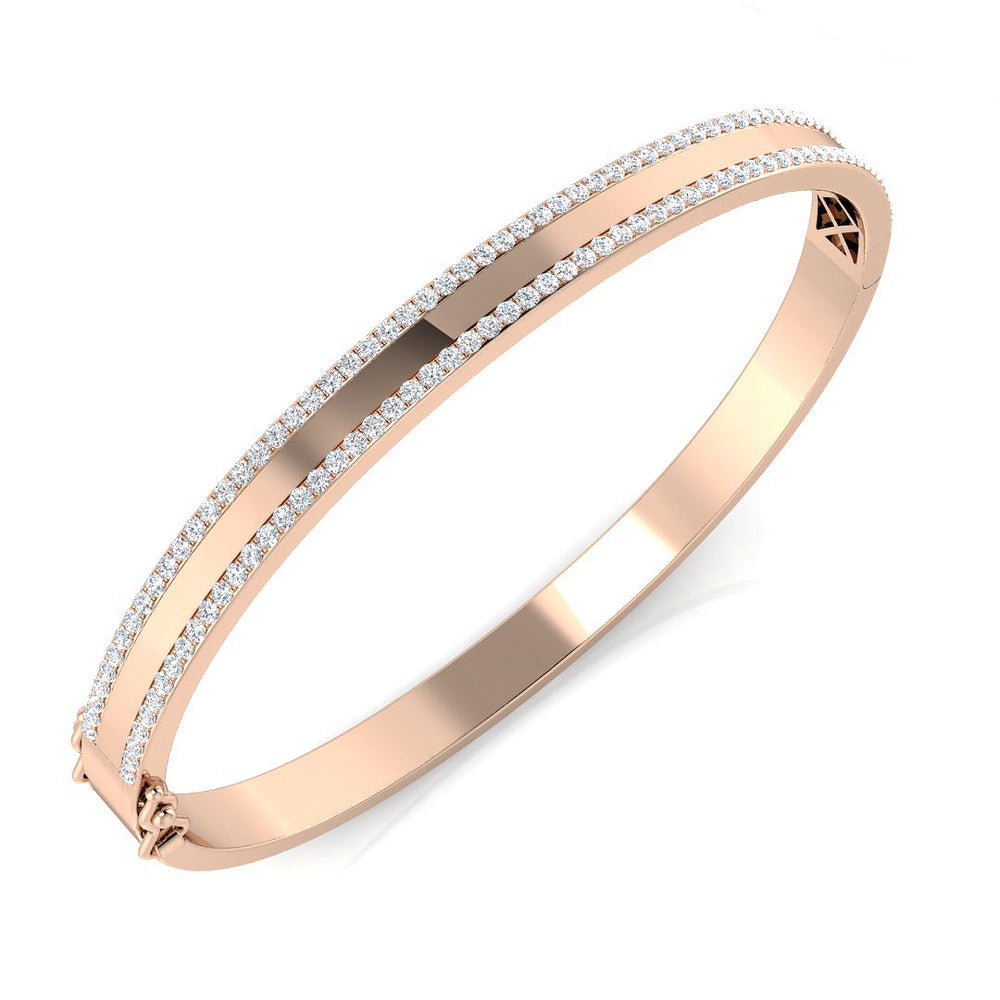 Bangles 9 KT Rose Gold