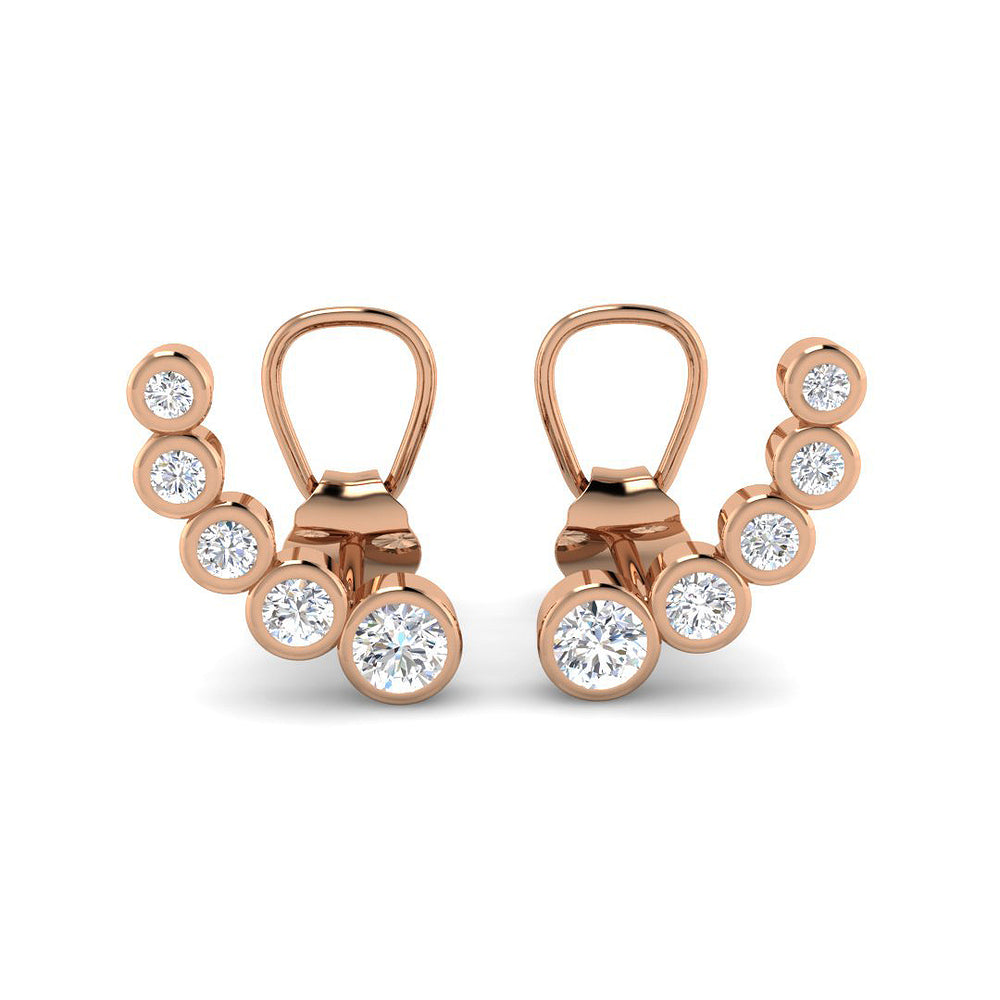 Earring 9 KT Rose Gold