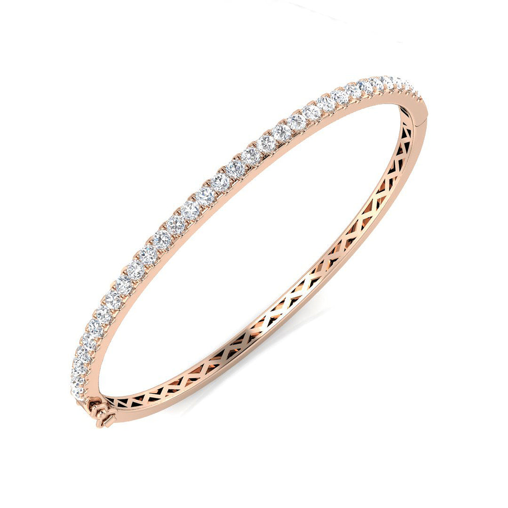 Bangles 9 KT Rose Gold