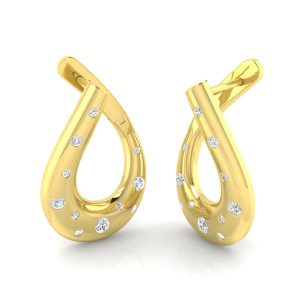 Earring 18 KT Yellow Gold