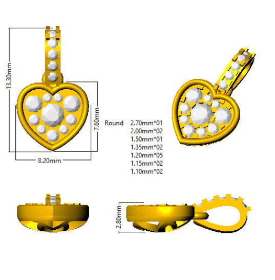 Pendants 18 KT Yellow Gold