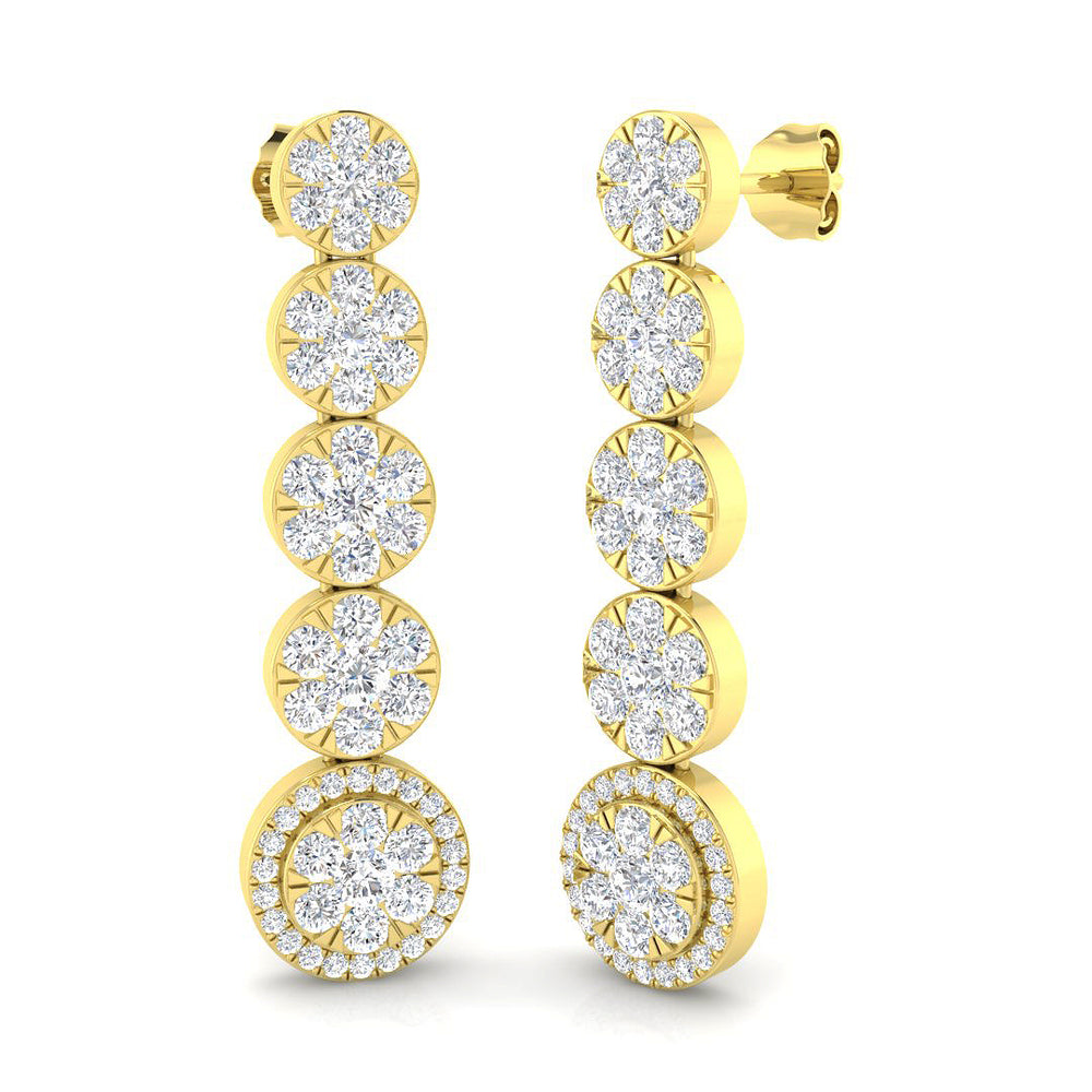 Earring 18 KT Yellow Gold