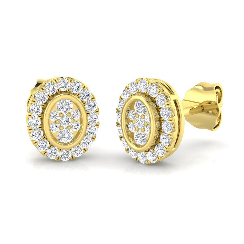 Earring 18 KT Yellow Gold