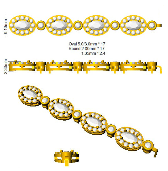 Bracelets 18 KT Yellow Gold