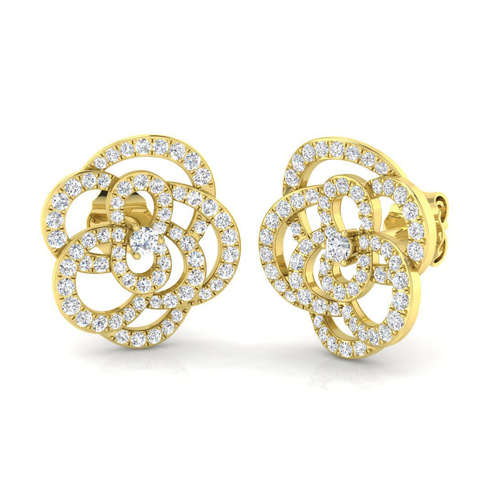 Earring 18 KT Yellow Gold