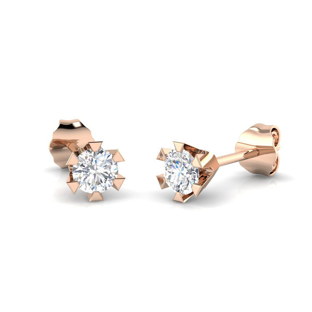 Earring 9 KT Rose Gold