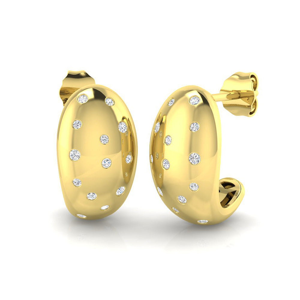 Earring 18 KT Yellow Gold