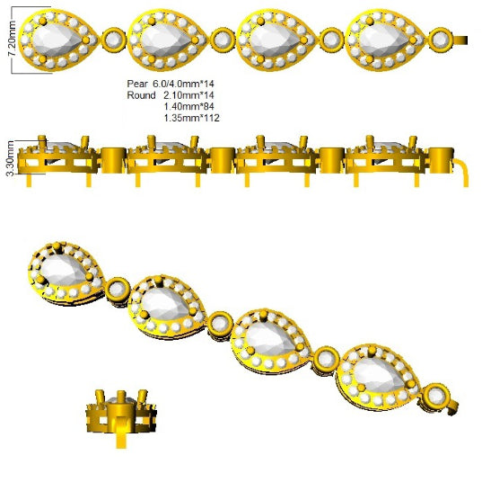 Bracelets 18 KT Yellow Gold