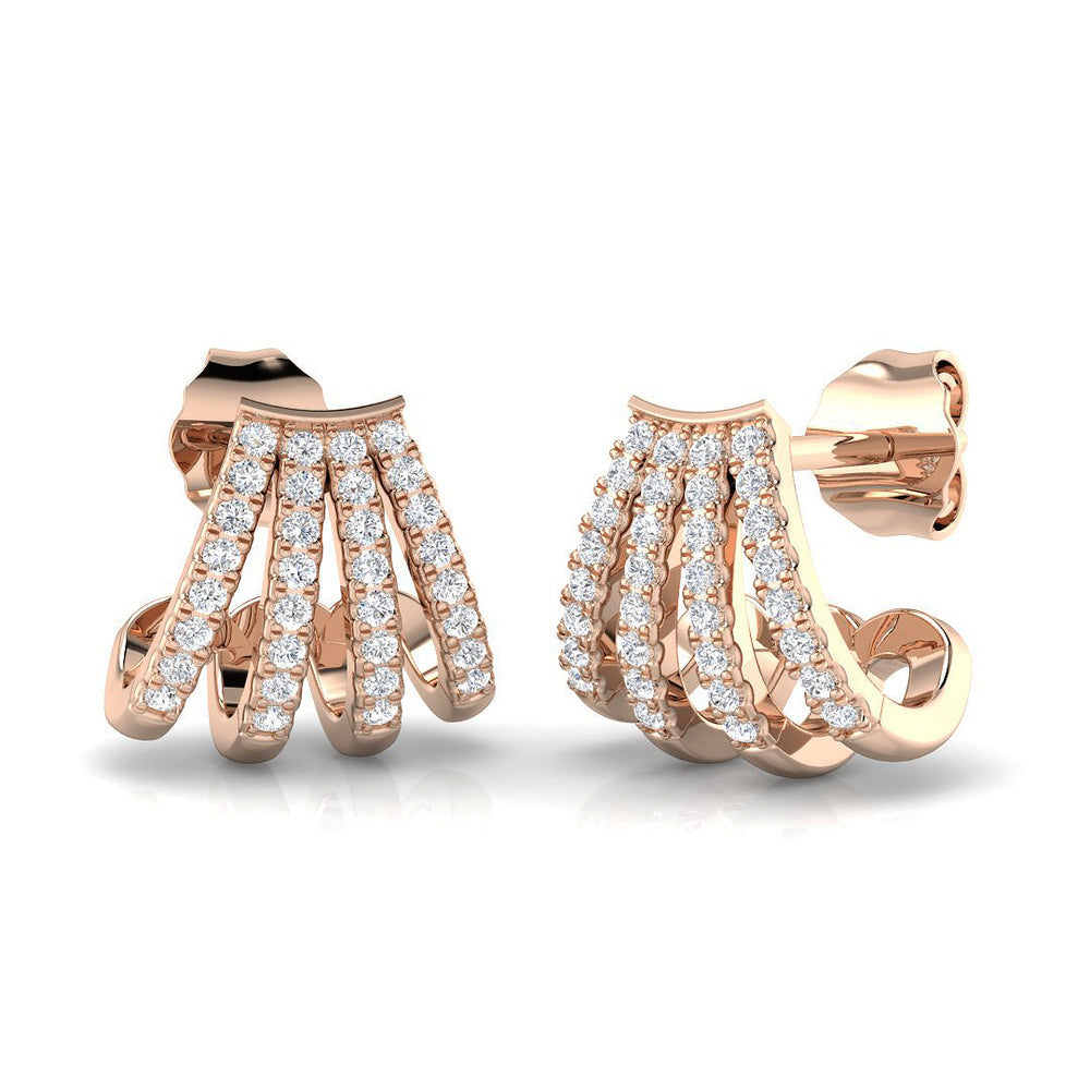 Earring 9 KT Rose Gold