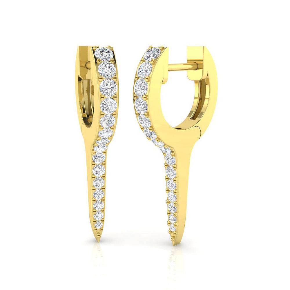 Earring 18 KT Yellow Gold