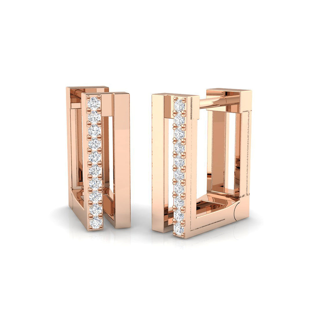 Earring 9 KT Rose Gold