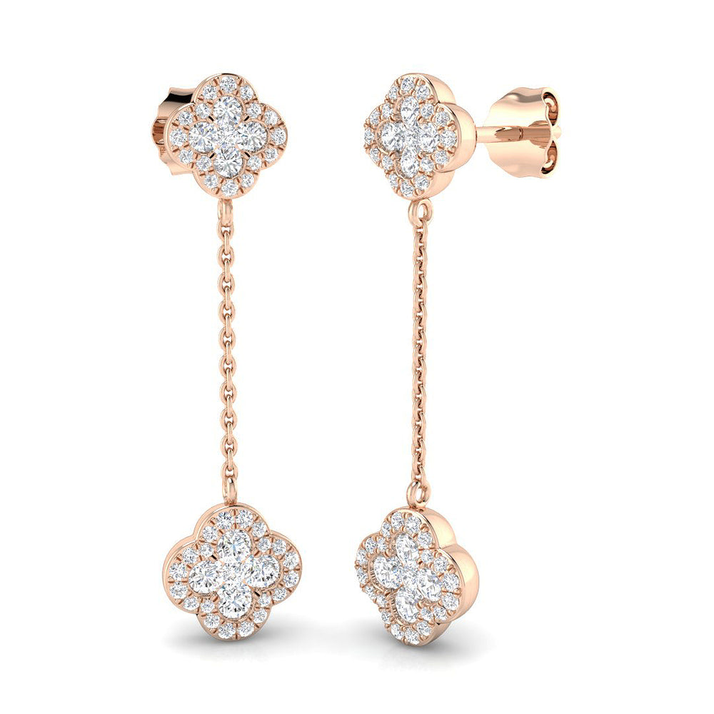 Earring 9 KT Rose Gold