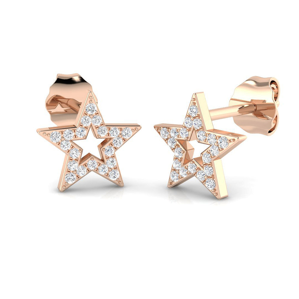 Earring 9 KT Rose Gold