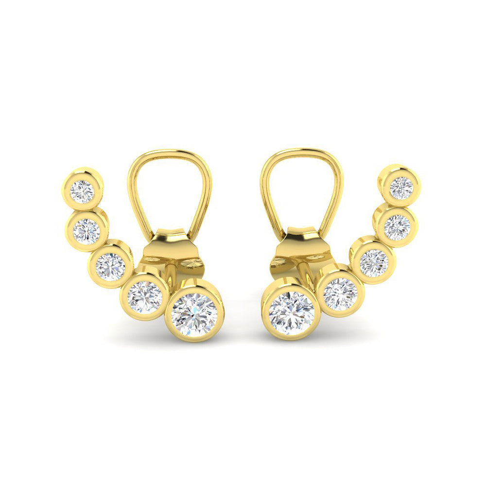 Earring 18 KT Yellow Gold