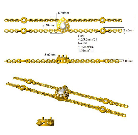 Bracelets 18 KT Yellow Gold