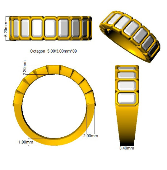 Ring 18 KT Yellow Gold