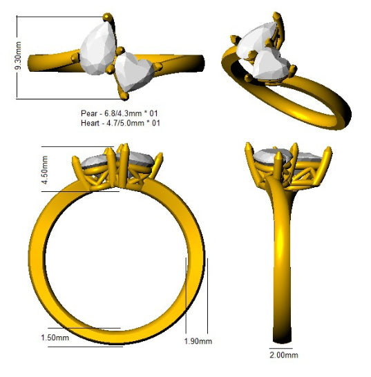 Ring 18 KT Yellow Gold