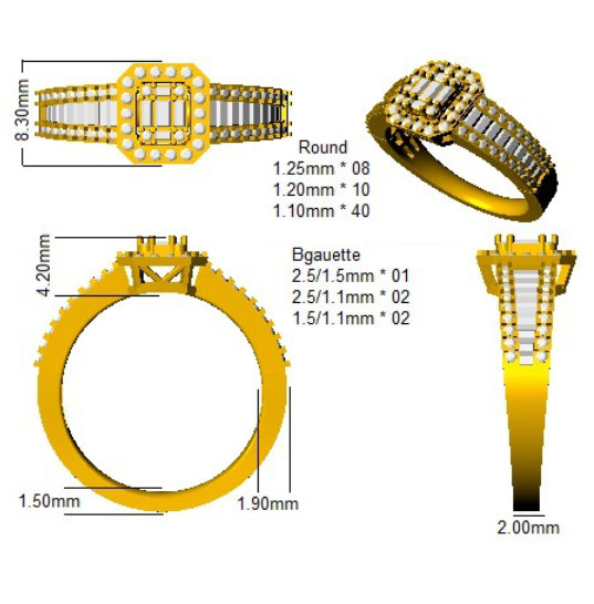 Ring 18 KT Yellow Gold