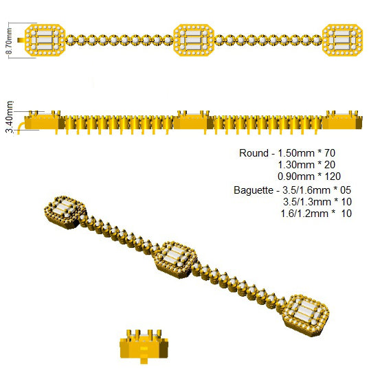 Bracelets 18 KT Yellow Gold