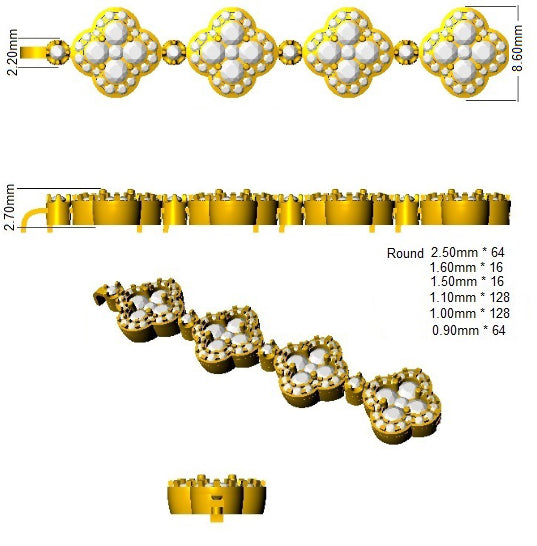 Bracelets 18 KT Yellow Gold