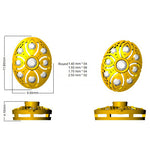 Earring 18 KT Yellow Gold