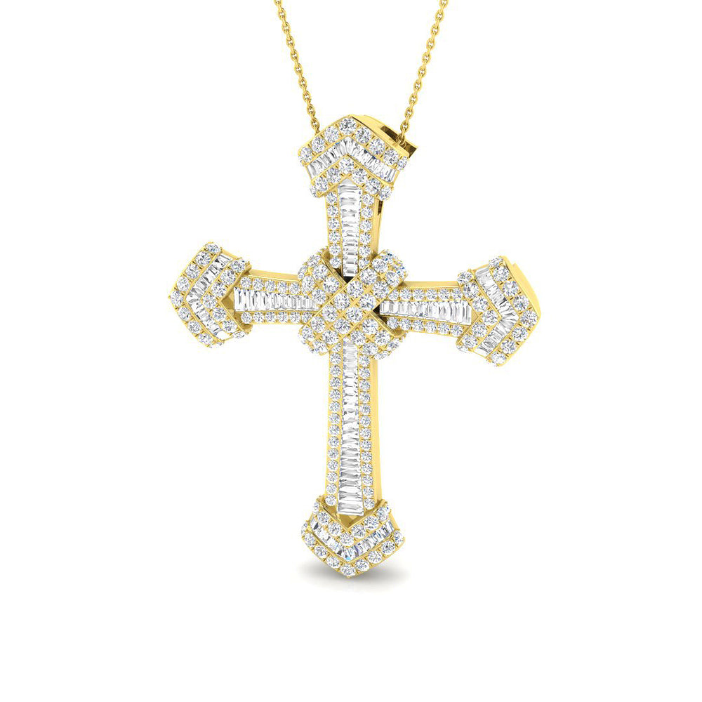 Cross 18 KT Yellow Gold