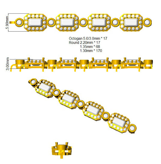 Bracelets 18 KT Yellow Gold