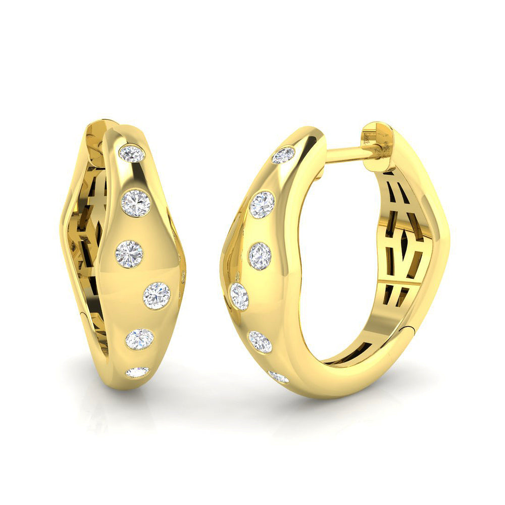 Earring 18 KT Yellow Gold