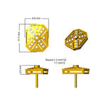 Earring 18 KT Yellow Gold