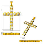 Cross 18 KT Yellow Gold