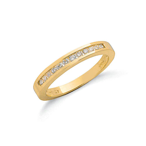 ct Yellow Gold 0.25ct Diamond Eternity Ring
