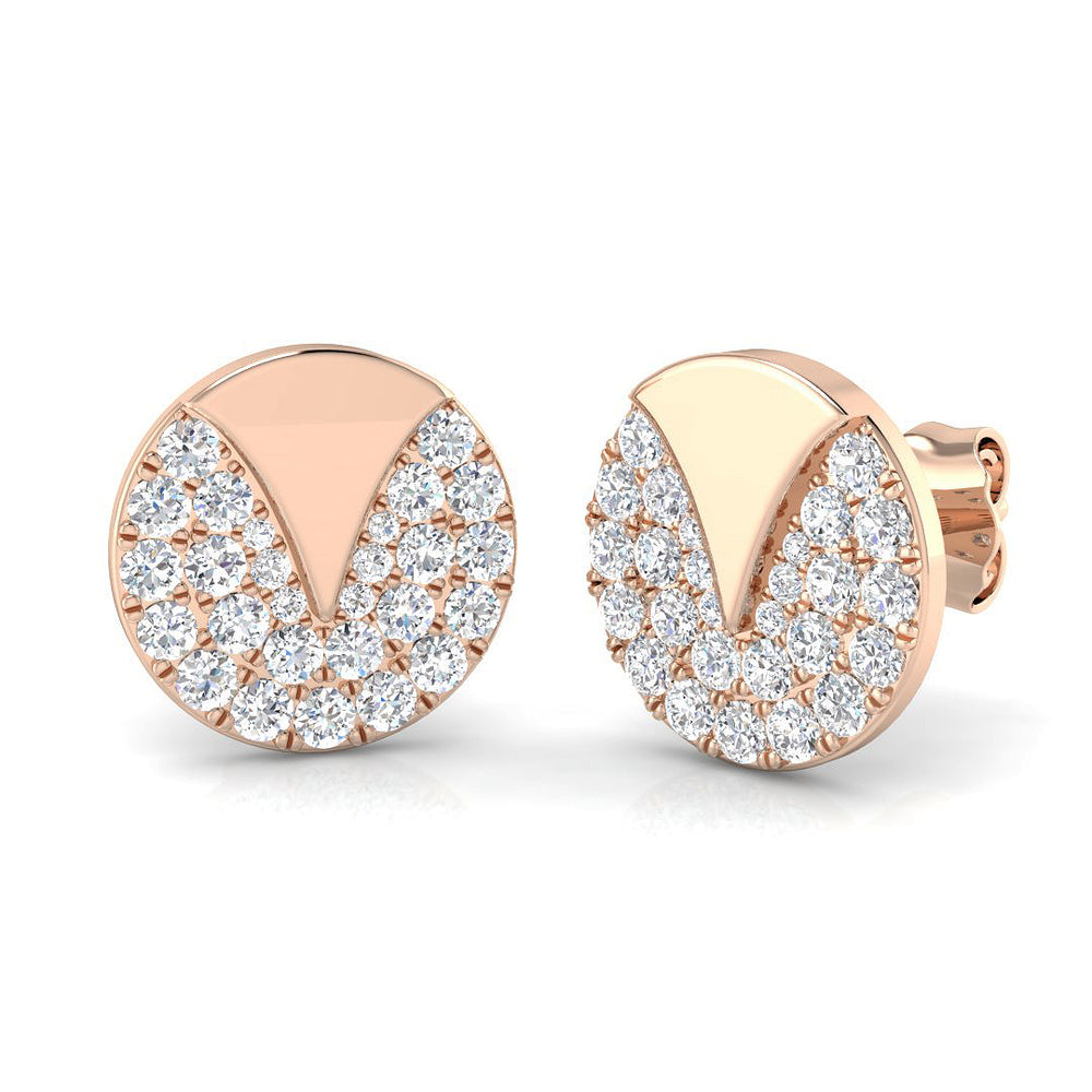 Earring 9 KT Rose Gold