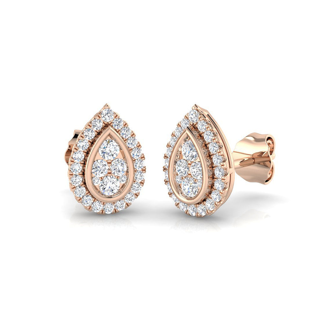 Earring 9 KT Rose Gold