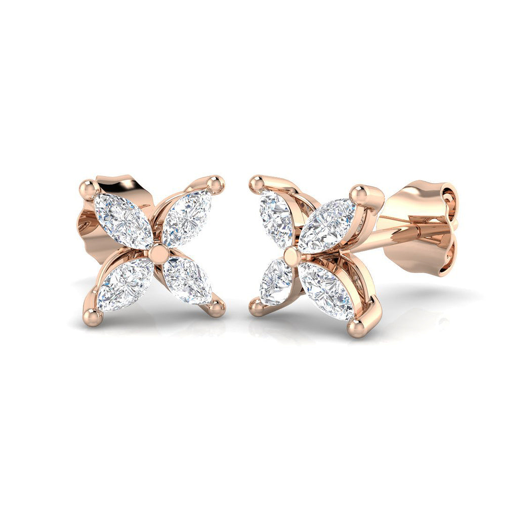 Earring 9 KT Rose Gold