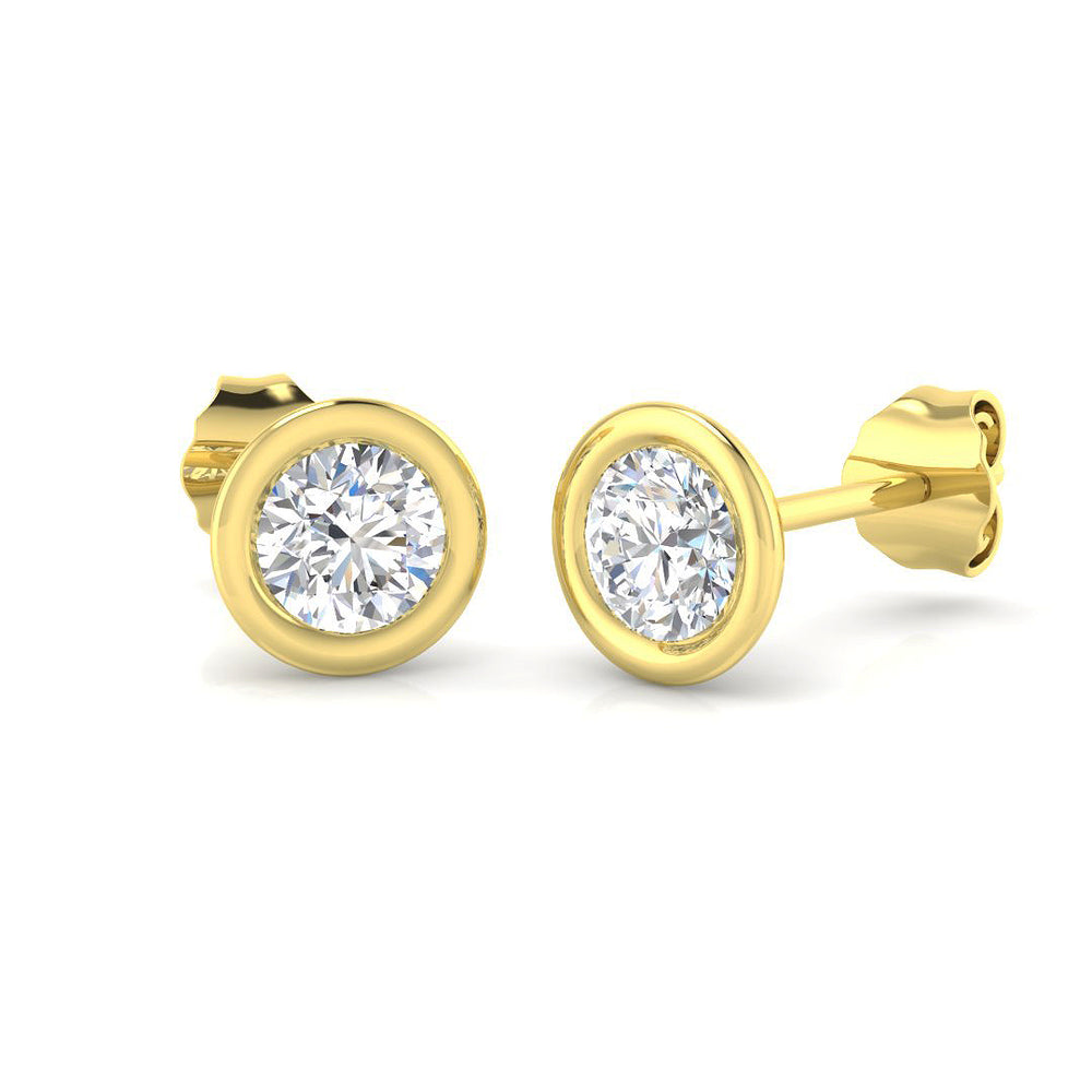 Earring 18 KT Yellow Gold