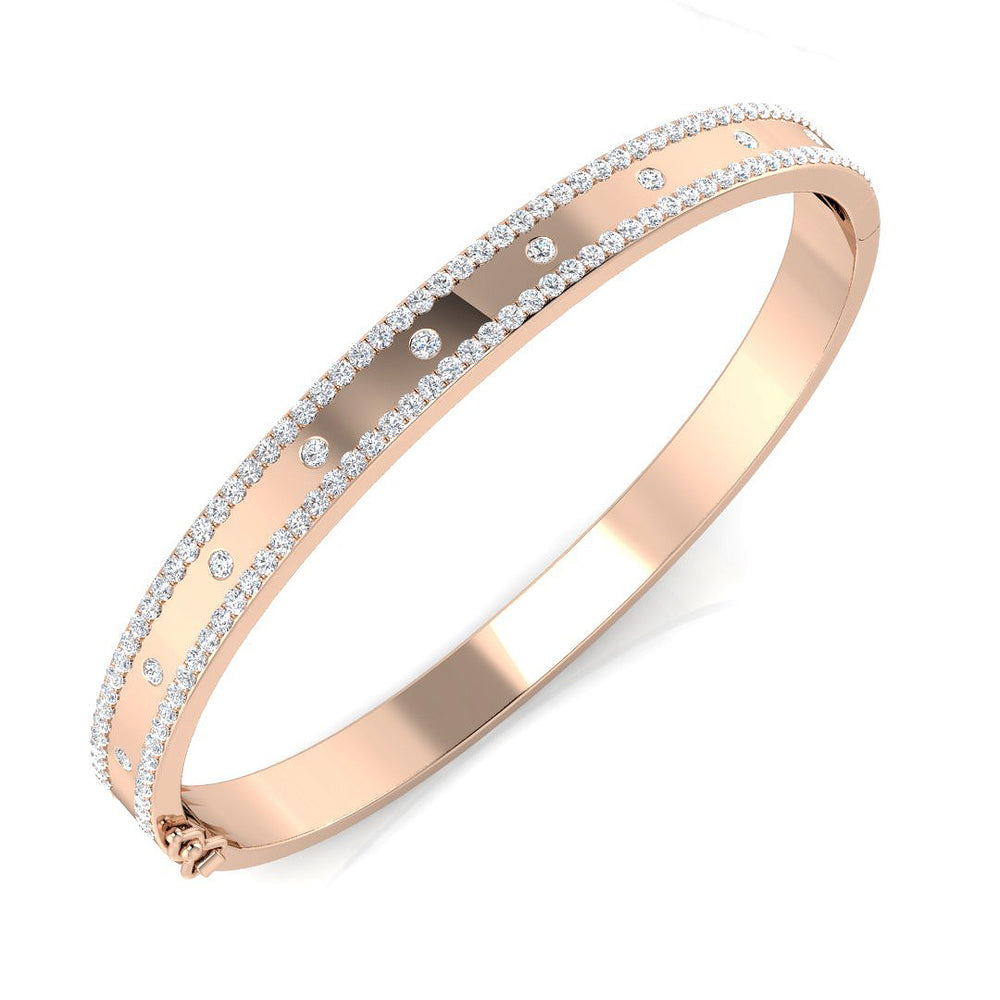 Bangles 9 KT Rose Gold