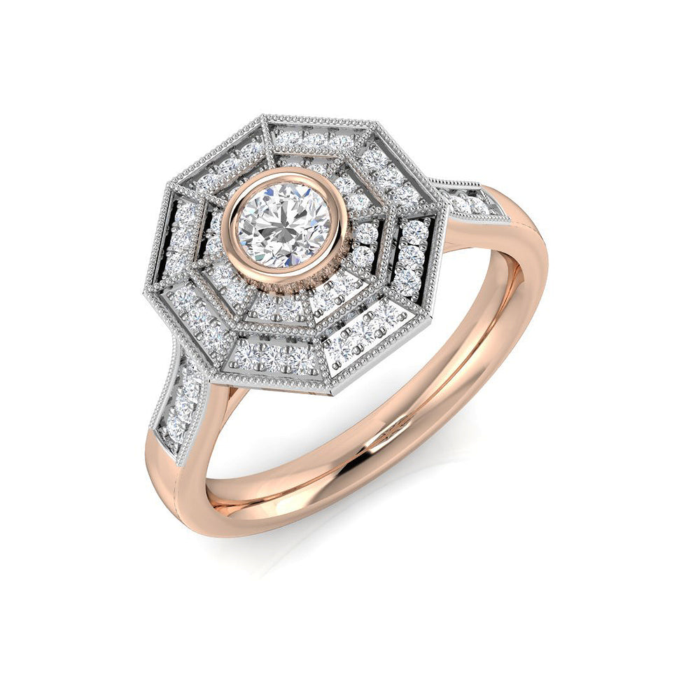 Ring 9 KT Rose Gold