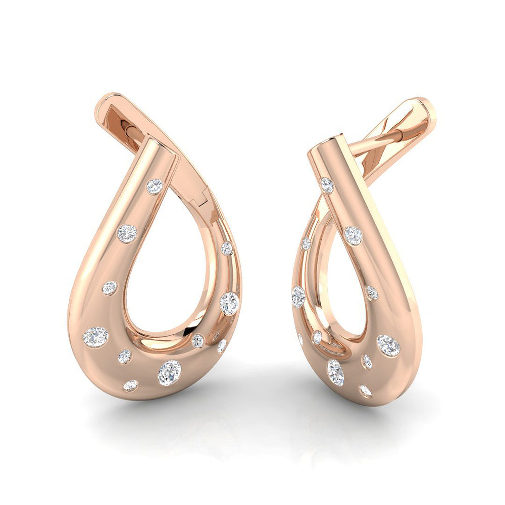 Earring 9 KT Rose Gold